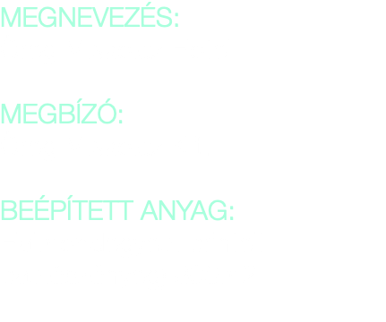 MEGNEVEZÉS: Öreg Miskolcz Hotel MEGBÍZÓ: Öreg Miskolcz Kft. BEÉPÍTETT ANYAG: Halmondegyedi printelt padlószőnyeg) 800m2 