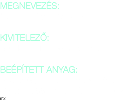 MEGNEVEZÉS: No Limit Gym, Miskolc KIVITELEZŐ: Buildart Kft., Kazincbarcika BEÉPÍTETT ANYAG: Grabo Gymfit 50 sportpadló és Cavalio 055 LVT padló - 175 m2 m2 