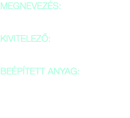 MEGNEVEZÉS: Általános Iskola - Kistokaj KIVITELEZŐ: D-Gesztor Kft. BEÉPÍTETT ANYAG: Objectflor Ultra PVC 700m2